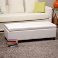 Warehouse of Tiffany 'Sharon' Button Tufted Faux Leather Storage Bench