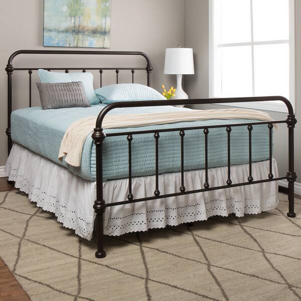 Full Size Antique Dark Bronze Metal Spindle Victorian Iron Vintage