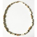 Palmtree Gems 19" 'El Camino' Sea Urchin Wood and Bone Men's Necklace