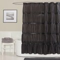 Lush Decor Twinkle Black Shower Curtain