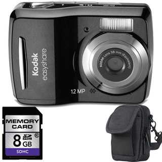 Kodak EasyShare C1505 12MP Digital Camera with 8GB Bundle
