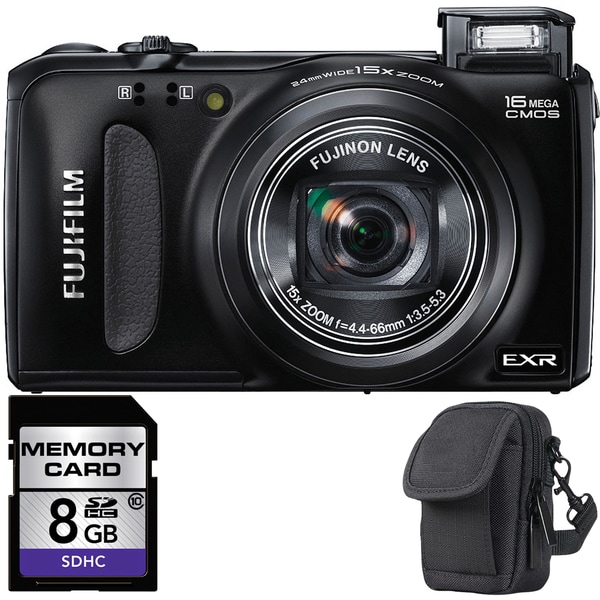 Fujifilm FinePix F660EXR Digital Camera with 8GB Bundle