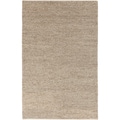 Hand-woven Duluth Casual Solid Beige Wool Rug (3'3 x 5'3)