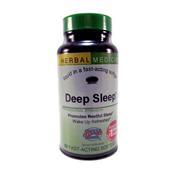 Herbal Medicine Deep Sleep Fastacting Dietary Supplement (60 Softgels