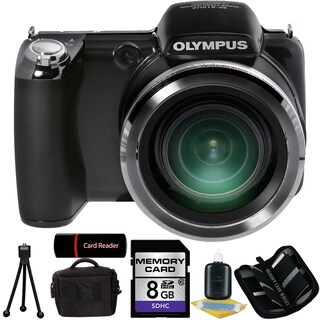 Olympus SP-810 14MP Digital Camera with 8GB Bundle