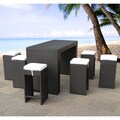 Verona Outdoor Bar Table and Stool Set