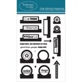 Technique Tuesday 'Noted' Clear Stamps