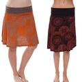 Mandala Print Summer Short Skirt (Nepal)