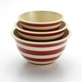 Paula Deen Signature Pantryware Red Stripe 3-Piece Mixing Bowl Set