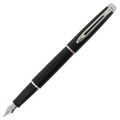 Waterman Hemisphere Mars Black/ Chrome Trim Medium Fountain Pen