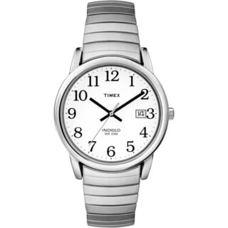 Timex Men's Easy Reader Silvertone Expansion Band Watch