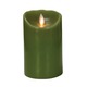 MYSTIQUE FLAMELESS CANDLE GREEN SMOOTH
