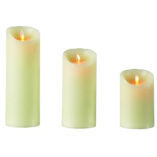 (>_<)  MYSTIQUE FLAMELESS CANDLE IVORY SMOOTH