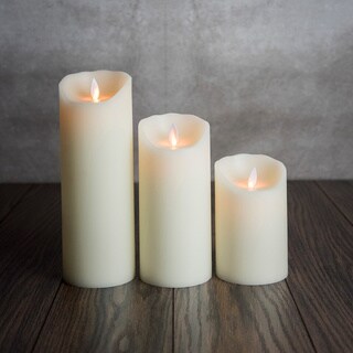 Forever Flame Ivory Flameless Candle