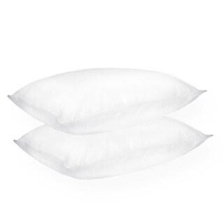 Home Accents Firm Support Density Down Alternative Jumbo-size Pillow (Set of 2)