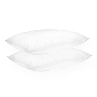 Home Accents Medium Support Density Jumbo-size Feather Pillow (Set of 2)