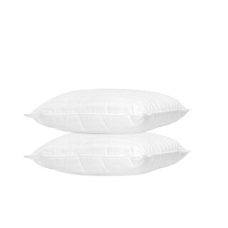 Home Accents Woven Dobby Feather Standard-size Pillow (Set of 2)