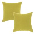 Ono Leaf Green 19-inch Square Accent Throw Pillows (Set of 2)