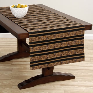 Corona Decor Extra Wide Italian Woven Table Runner 95 x 26 inches