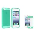 BasAcc TPU Case/ Colorful Frame Screen Protector for Apple iPhone 5