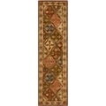 Safavieh Handmade Diamonds Bakhtiari Beige Wool Rug (2'3 x 12')
