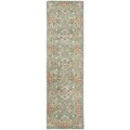 Handmade Heritage Nir Blue Wool Rug (2'3 x 10')