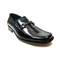 Delli Aldo Men's Square Toe Buckle Vamp Loafers