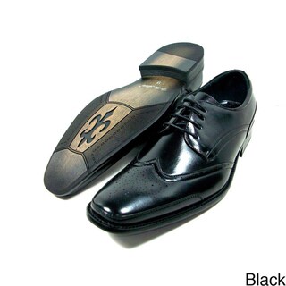 Delli Aldo Men's Wing Tip Lace-up Oxford Shoes