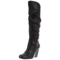 Jessica Simpson Women's 'Pasha' Black Leather Knee-high Boots