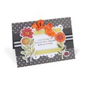 Sizzix Framelits Garden Flowers by Hero Arts Die Set with Stamps (Pack of 5)
