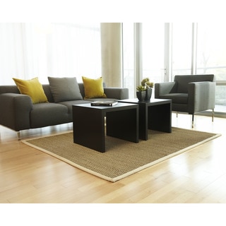 Sandpiper Seagrass Rug with Khaki Cotton Border (5' x 8')