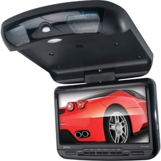 Boss Mobile Video Flip-Down 9" Screen DVD/CD/USB/SD/MP3 Player w/ Rem