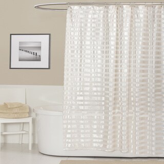 Lush Decor Royal Tide Ivory Shower Curtain