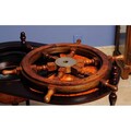 Old Modern Handicrafts 24-Inch Ship Wheel 
