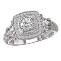 14k Gold 1/2ct TDW Diamond Couture Halo Engagement Ring (G-H, SI1-SI2)