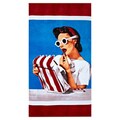 Lipstick New Yorker Beach Towel