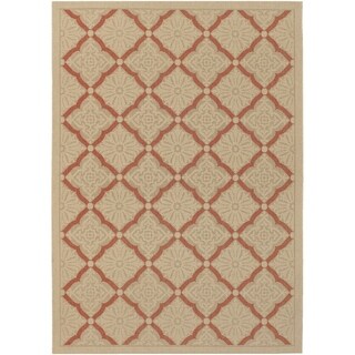 Five Seasons Sorrento/ Cream-Terra Cotta Area Rug (3'7 x 5'5)