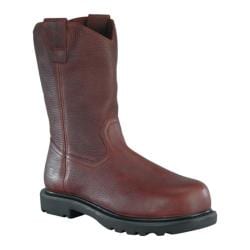 ###  Men's Iron Age Hauler 11in Wellington Boot Brown Leather