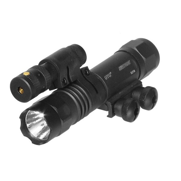 Leapers UTG LED Flashlight and Adjustable Red Laser Combo Sight