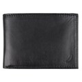 Nautica Men's Genuine Leather Slim Passcase Wallet