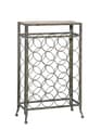 Driftwood Metal/ Wood 20-bottle Wine Rack