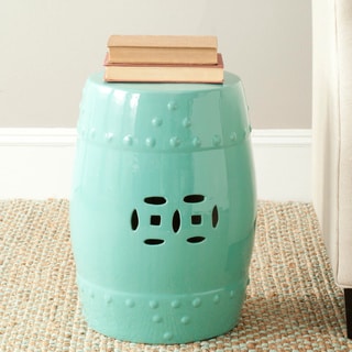 Great Prices Safavieh Paradise Treasures Light Blue Ceramic Garden Stool