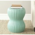 Safavieh Paradise Oval Light Blue Ceramic Garden Stool