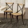 Urban Reclamation Solid Wood Dining Chairs (Set of 2)