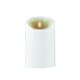 MYSTIQUE  FLAMELESS CANDLE WHITE DISTRESSED