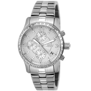 JBW Women's 'Novella' Stainless Steel Chronograph Watch