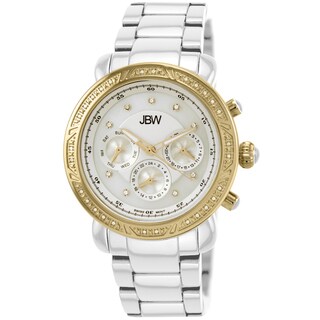 JBW Women's Gold-plated Ceramic Diamond Watch