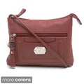 Stone Mountain 'Greenwich Midi' Leather Crossbody Bag