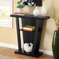 Black Finish Console Sofa Entry Table