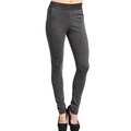 Stanzino Women's Charcoal Skinny Fit Casual Pants